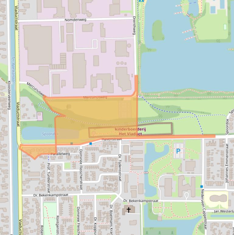Kaart van postcodegebied 9561EH.