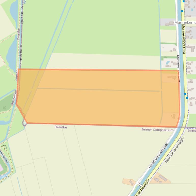 Kaart van postcodegebied 9561NL.