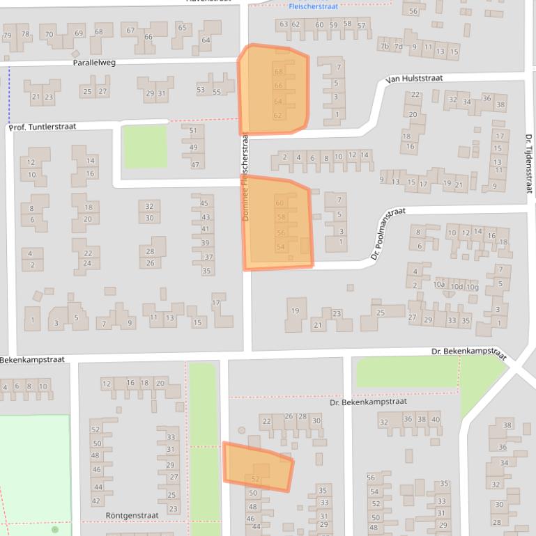 Kaart van postcodegebied 9561RN.