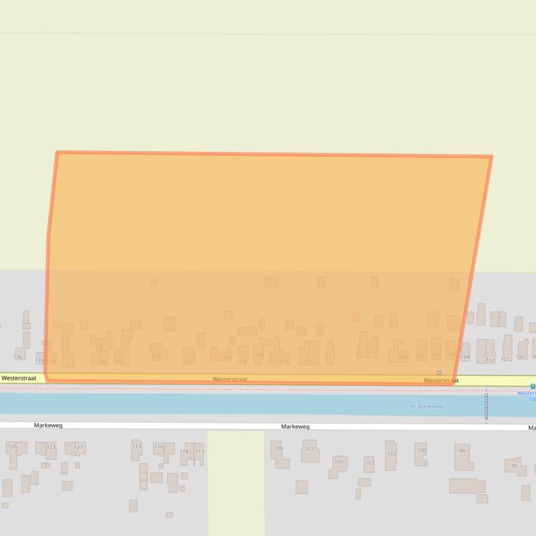 Kaart van postcodegebied 9561SV.