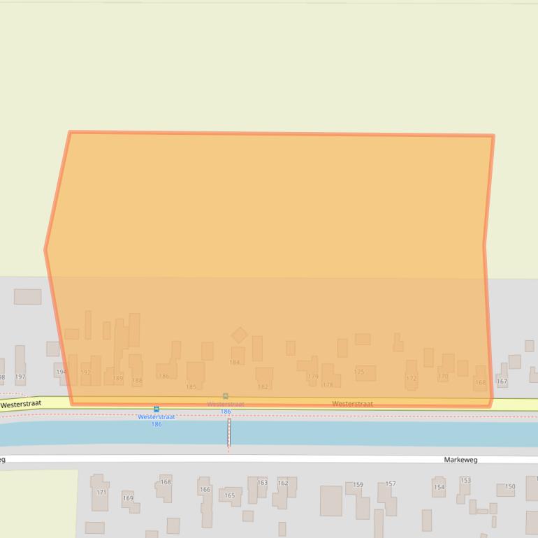 Kaart van postcodegebied 9561SX.