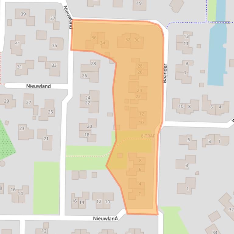 Kaart van postcodegebied 9561VL.
