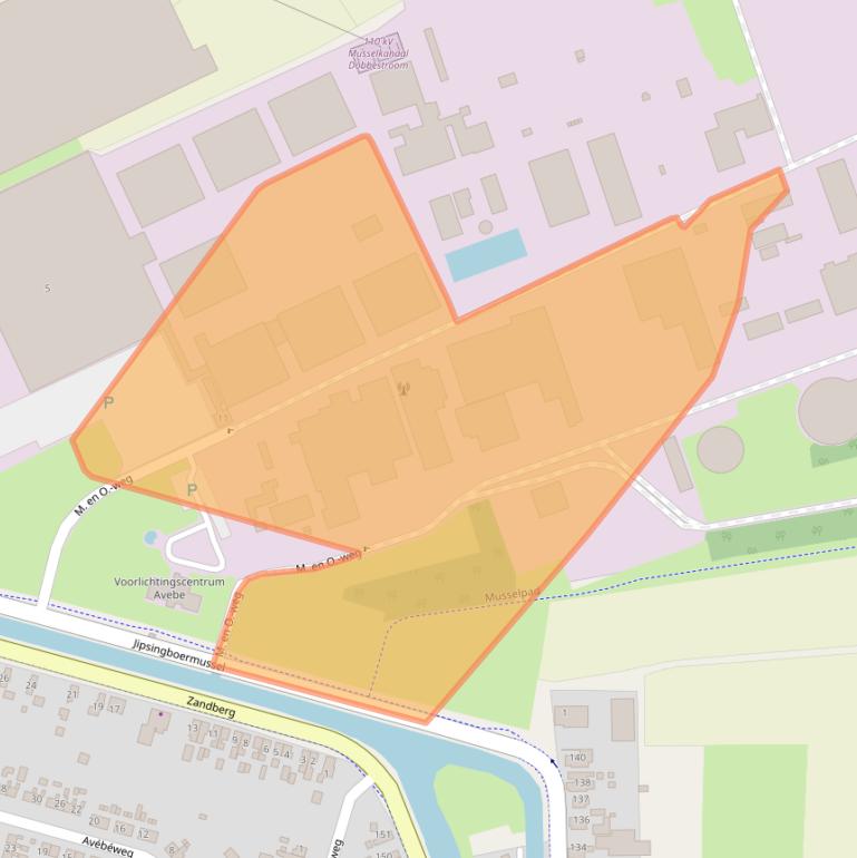 Kaart van postcodegebied 9563TM.