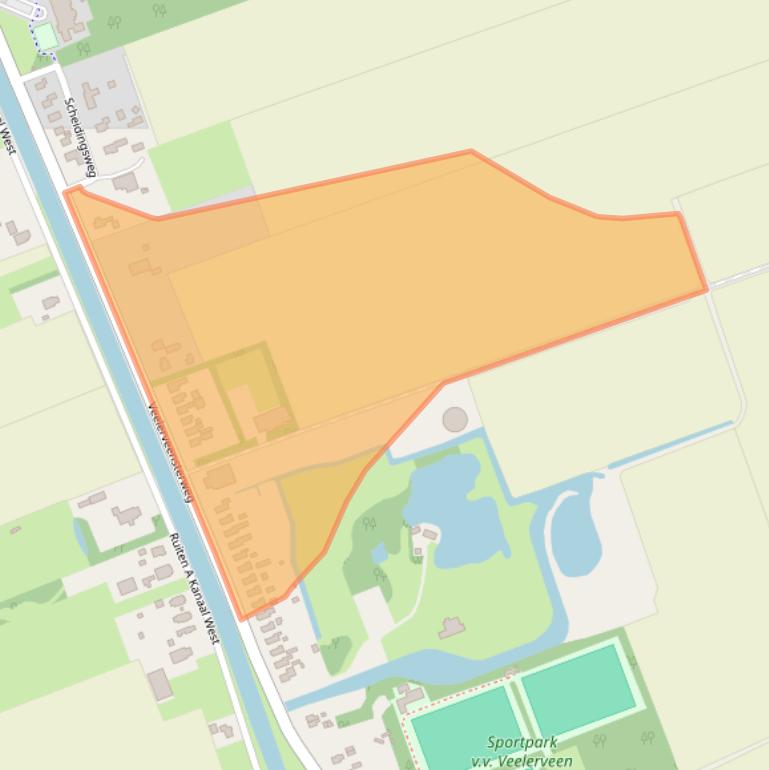 Kaart van postcodegebied 9566PH.