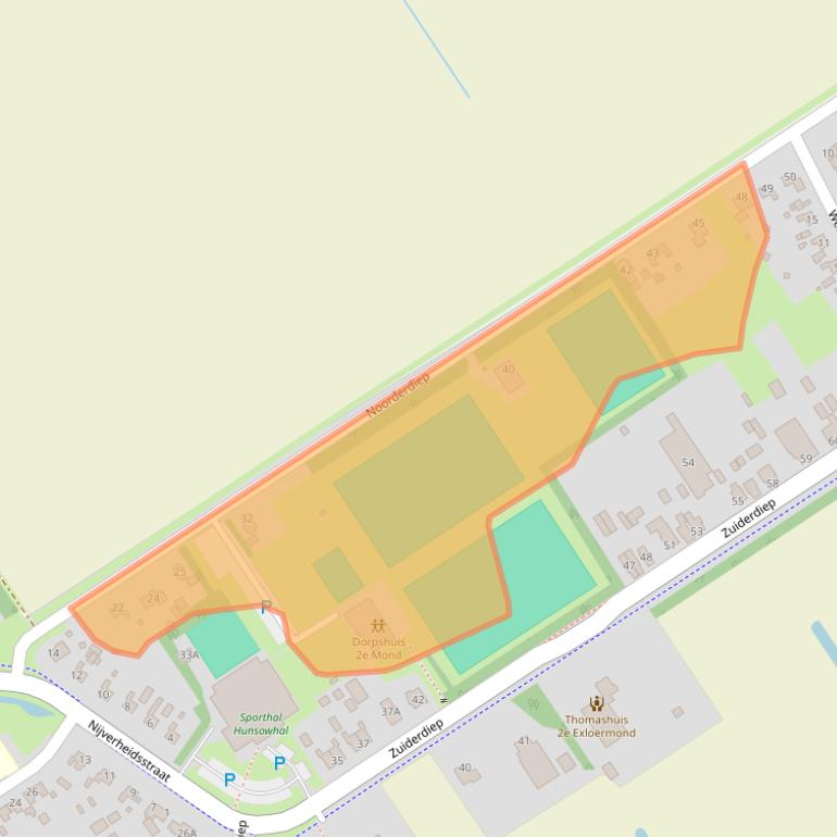 Kaart van postcodegebied 9571AP.