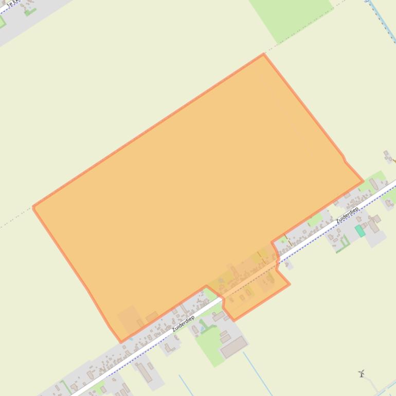 Kaart van postcodegebied 9571BV.