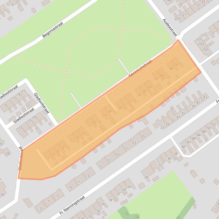 Kaart van postcodegebied 9581BP.