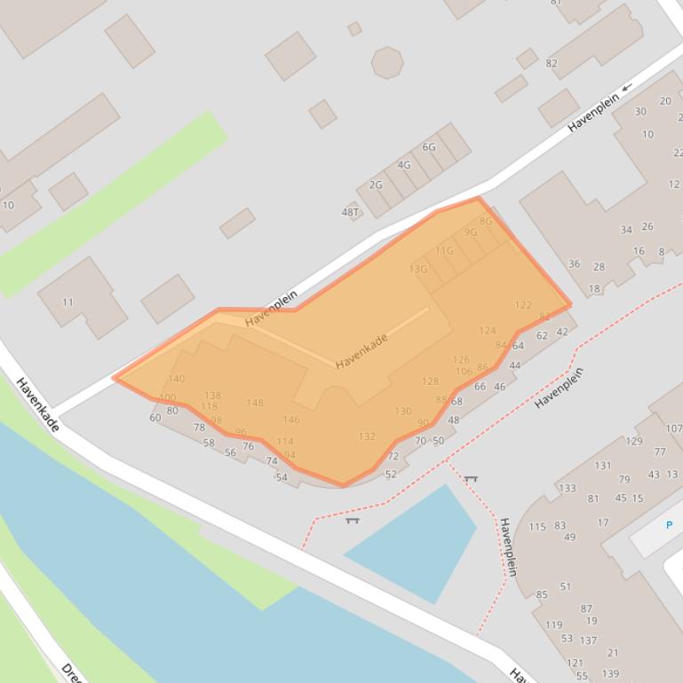 Kaart van postcodegebied 9581DL.