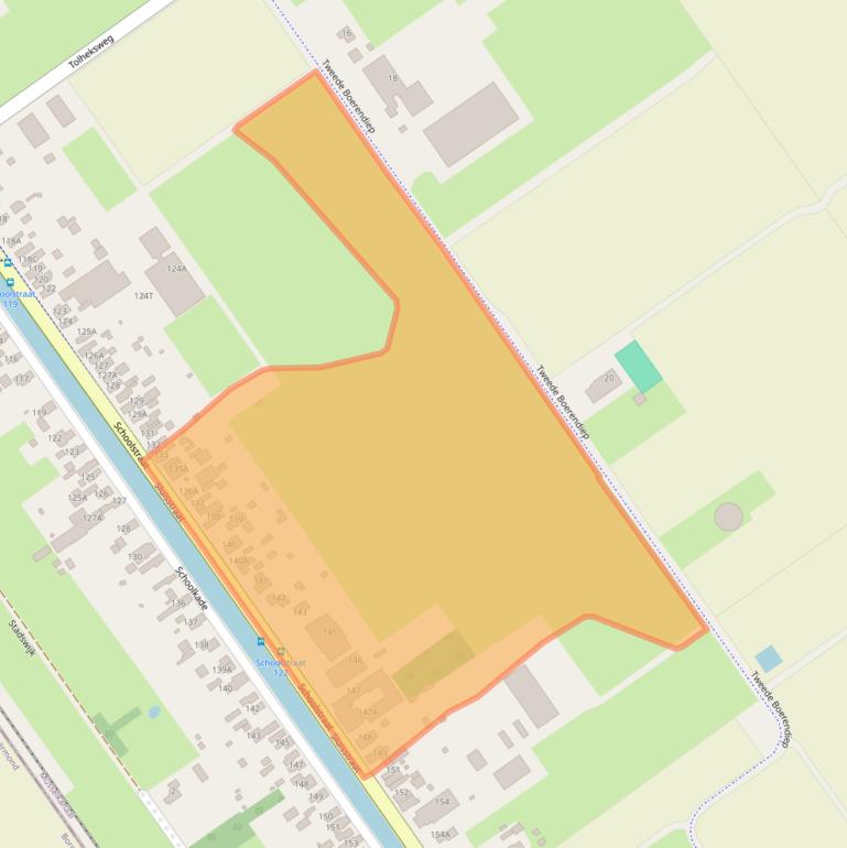 Kaart van postcodegebied 9581GH.