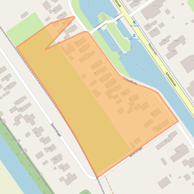 Kaart van postcodegebied 9581HD.