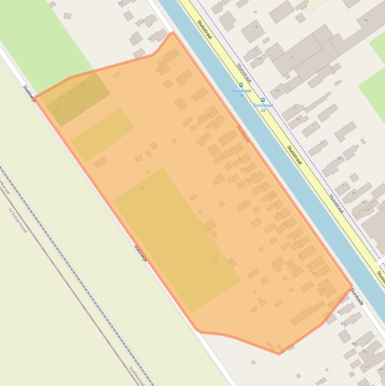 Kaart van postcodegebied 9581JK.