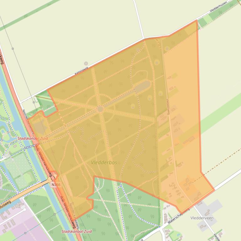 Kaart van postcodegebied 9585PA.