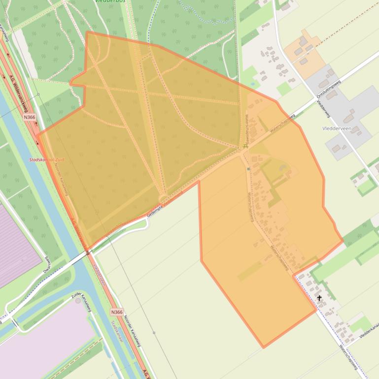 Kaart van postcodegebied 9585PC.