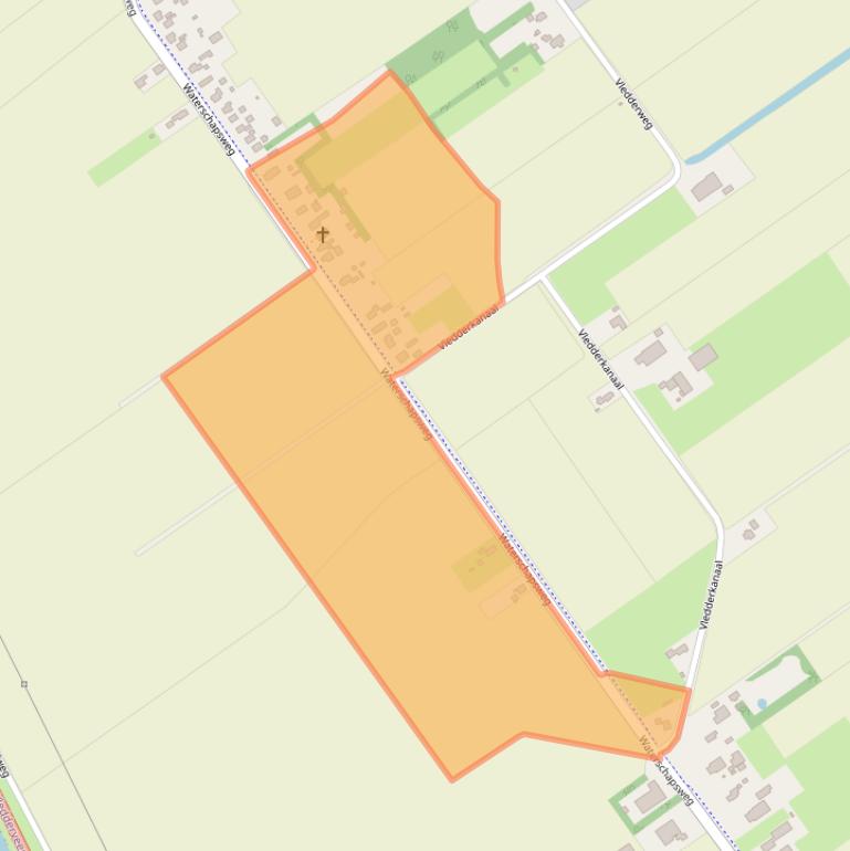 Kaart van postcodegebied 9585PD.