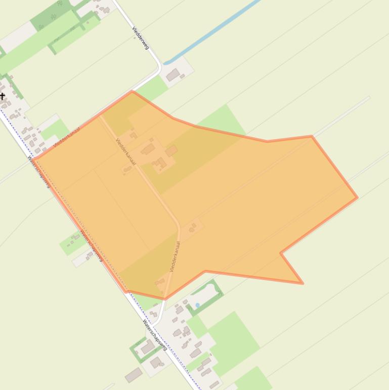 Kaart van postcodegebied 9585PE.