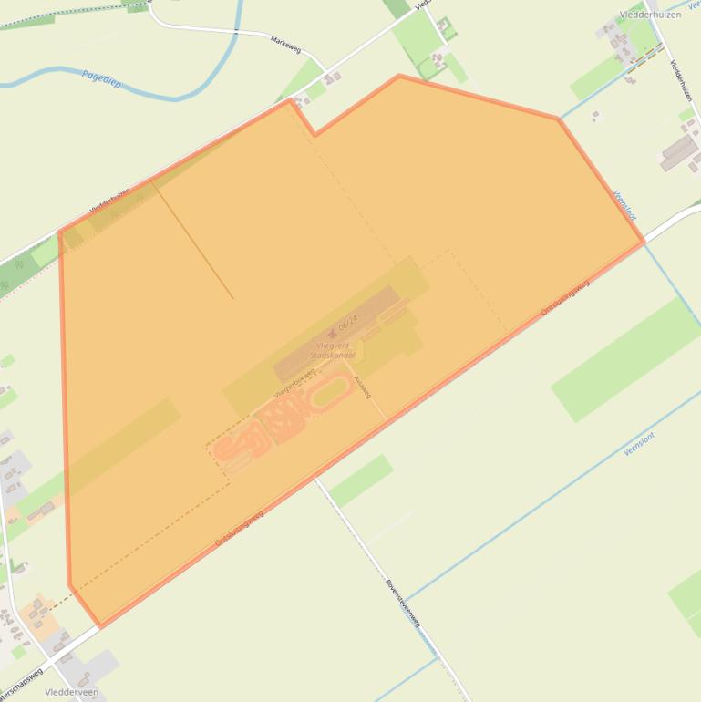 Kaart van postcodegebied 9585PJ.