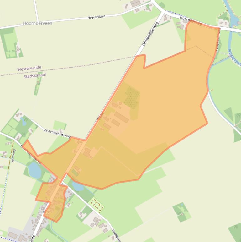 Kaart van postcodegebied 9591VR.