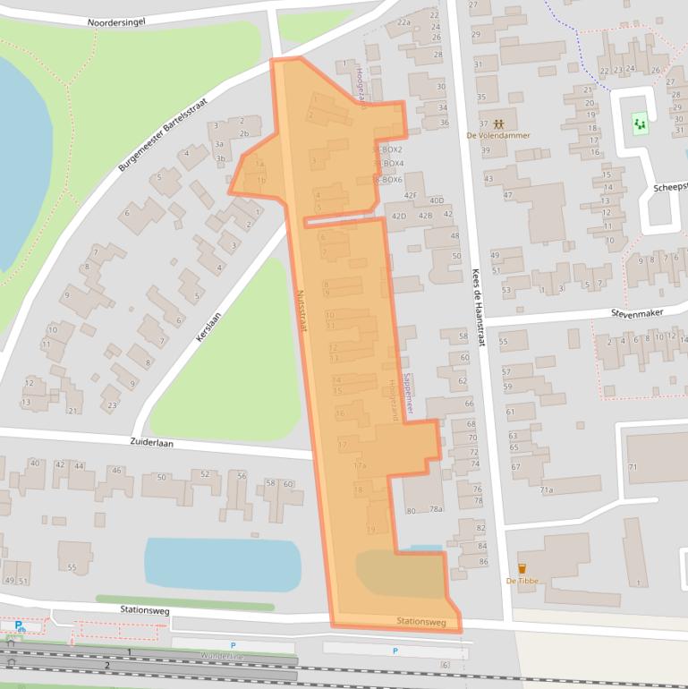 Kaart van postcodegebied 9601CP.