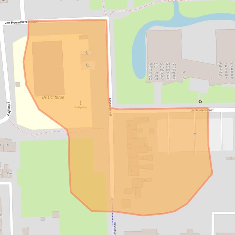 Kaart van postcodegebied 9601HL.