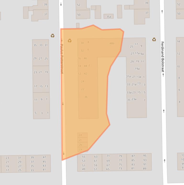 Kaart van postcodegebied 9601JR.