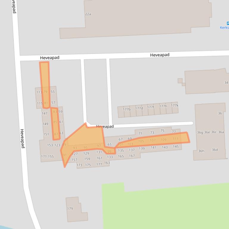 Kaart van postcodegebied 9601KT.