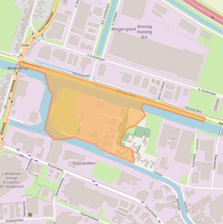 Kaart van postcodegebied 9601LD.