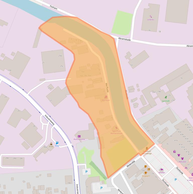 Kaart van postcodegebied 9601LG.