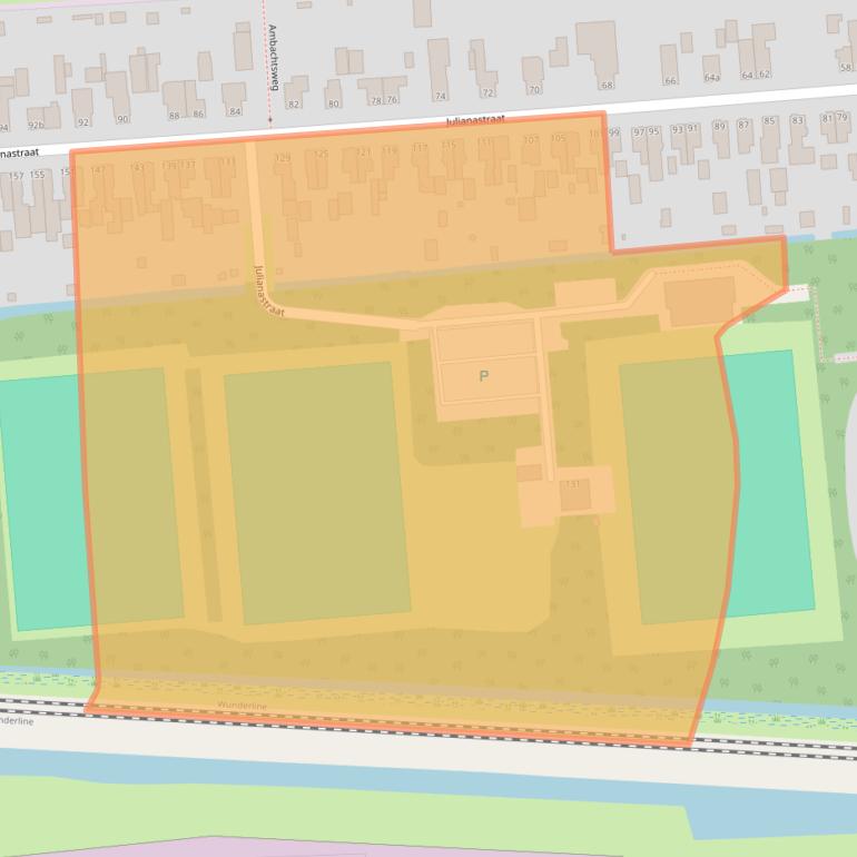 Kaart van postcodegebied 9601LM.