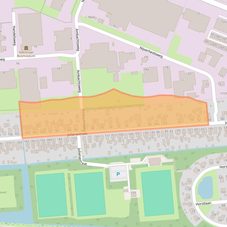 Kaart van postcodegebied 9601LS.