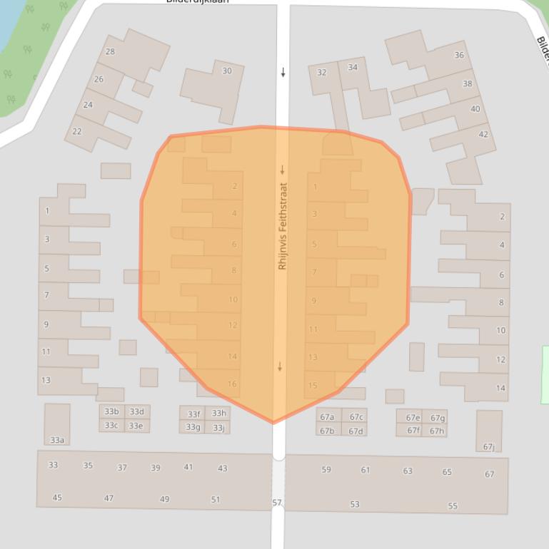 Kaart van postcodegebied 9602AT.
