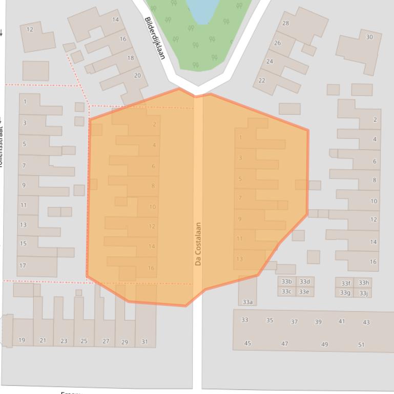 Kaart van postcodegebied 9602AV.