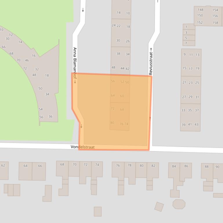 Kaart van postcodegebied 9602BM.