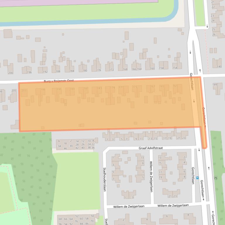 Kaart van postcodegebied 9602CE.