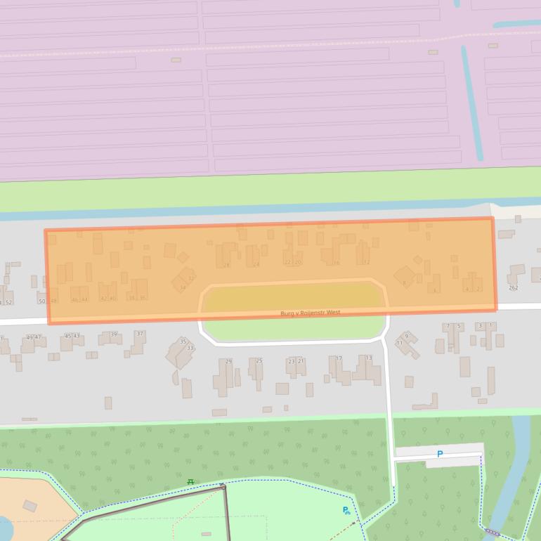 Kaart van postcodegebied 9602CT.