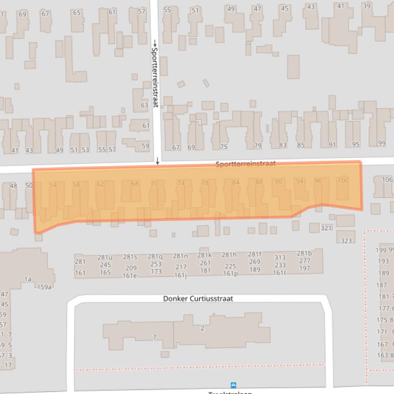 Kaart van postcodegebied 9602EE.
