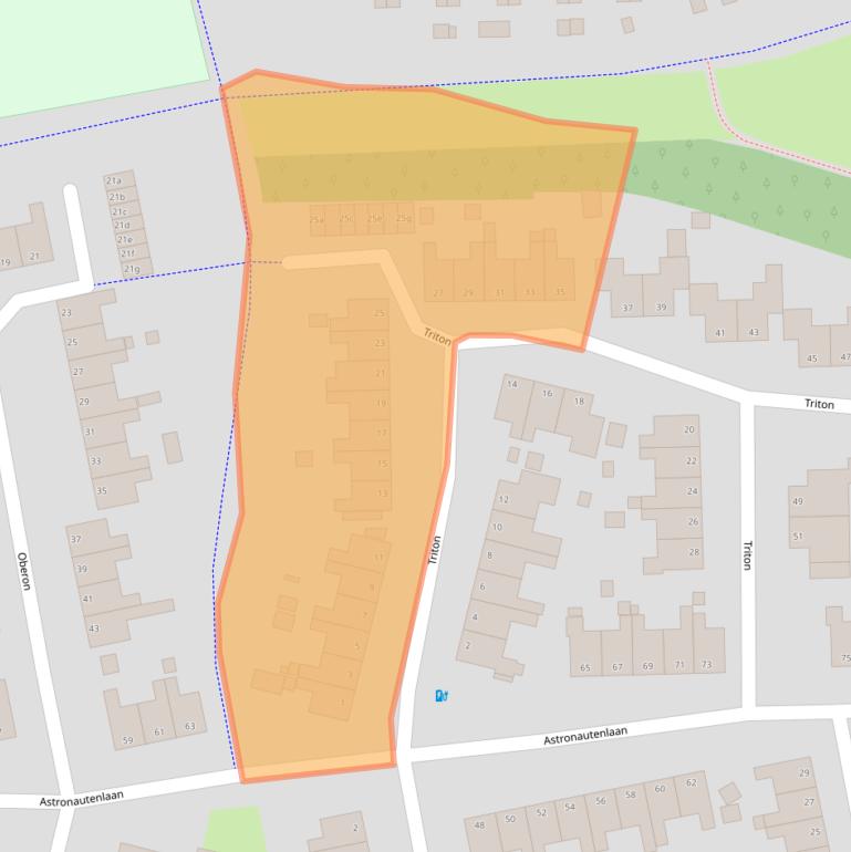 Kaart van postcodegebied 9602EH.