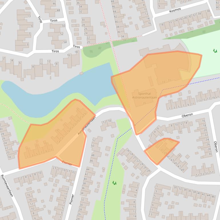 Kaart van postcodegebied 9602EN.