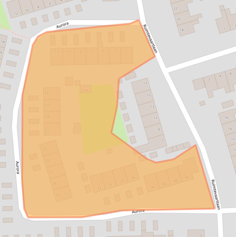Kaart van postcodegebied 9602EW.