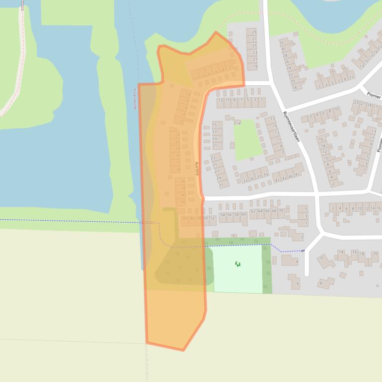 Kaart van postcodegebied 9602EX.