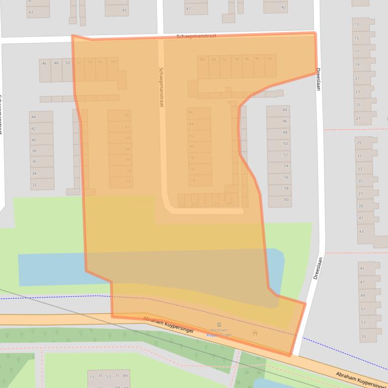 Kaart van postcodegebied 9602GW.