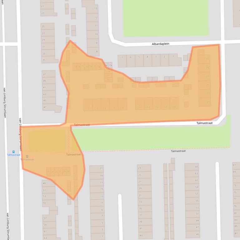 Kaart van postcodegebied 9602GX.