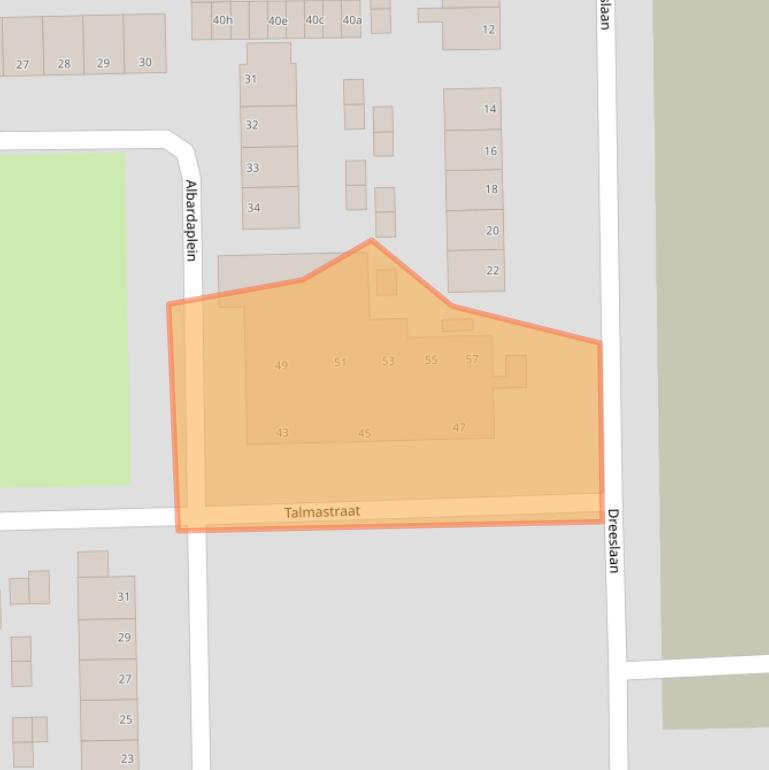 Kaart van postcodegebied 9602GZ.