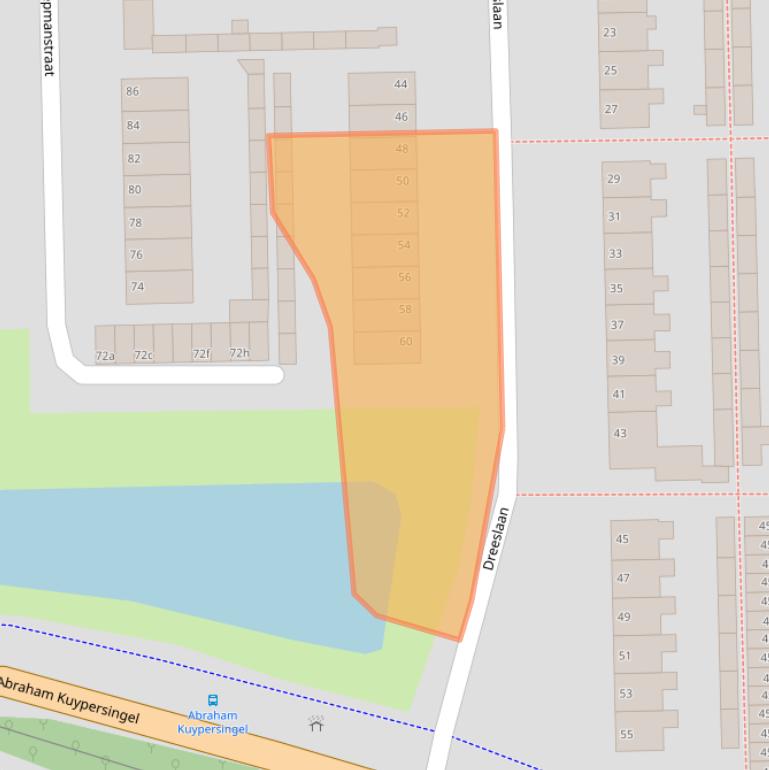 Kaart van postcodegebied 9602HG.