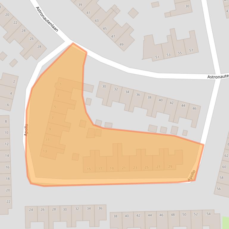 Kaart van postcodegebied 9602HL.