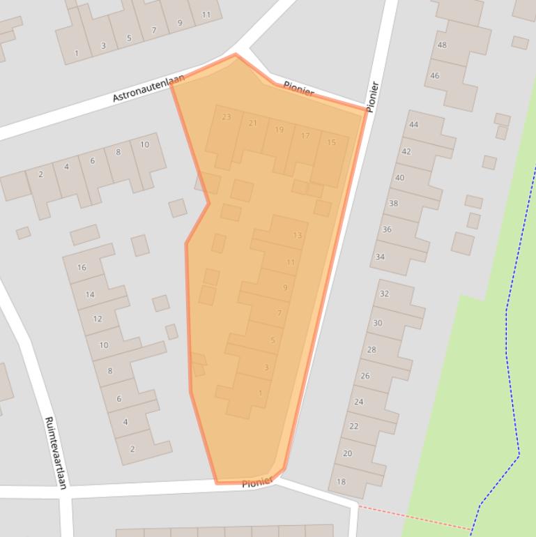 Kaart van postcodegebied 9602HP.