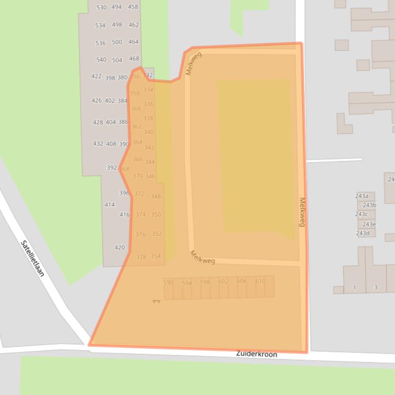 Kaart van postcodegebied 9602JS.