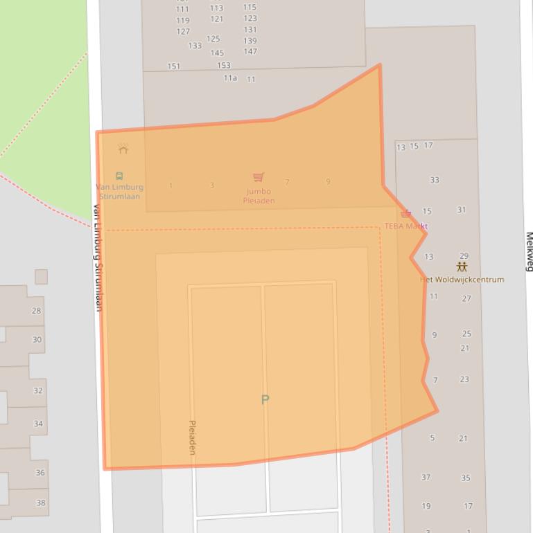 Kaart van postcodegebied 9602KD.