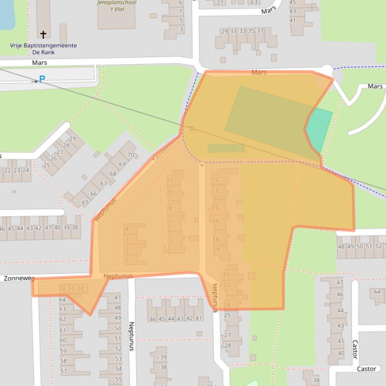 Kaart van postcodegebied 9602LK.
