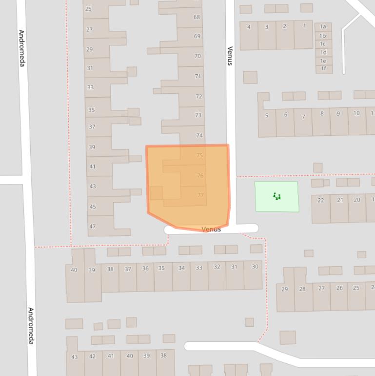 Kaart van postcodegebied 9602LT.