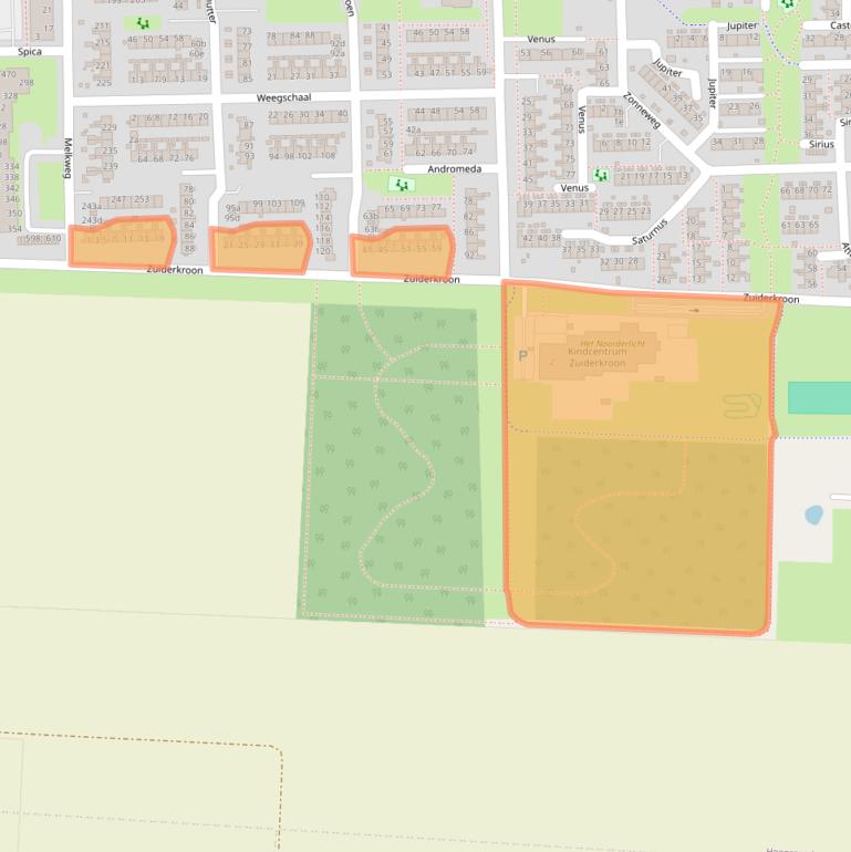 Kaart van postcodegebied 9602MZ.